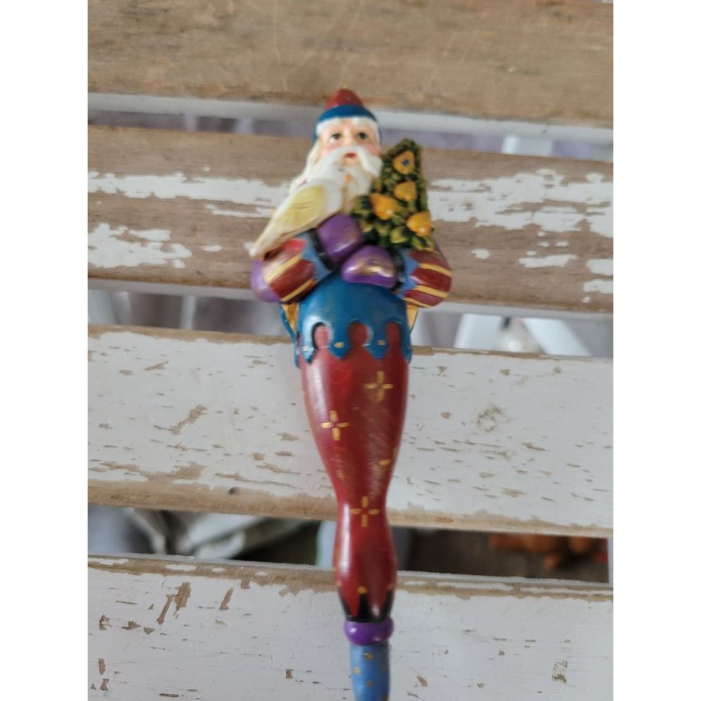 Tphc pear tree Santa ornament tracy porter 12 days 1997 Xmas holiday tree